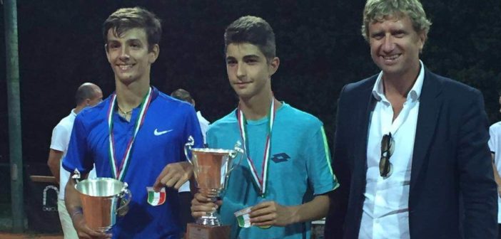Musetti e Rottoli ai tempi dei campionati d'Italia Under 14